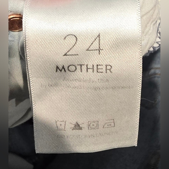 MOTHER The Insider Crop A Side Of Rice And Beans Jeans Size 24 - Picture 7 of 9